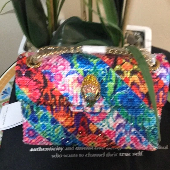 kurt Geiger London Mini Kensington Crystal Shoulder Bag - Picture 1 of 16